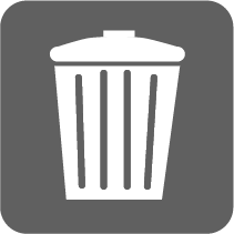 Ikona zvyškového odpadu