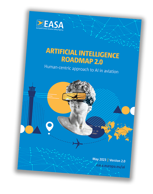 Couverture de la feuille de route 2.0 sur l’intelligence artificielle de l’EASA