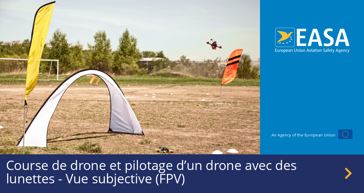 Drone avec clearance lunette de vision