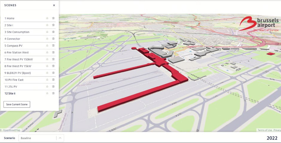 3d map of brussels airport