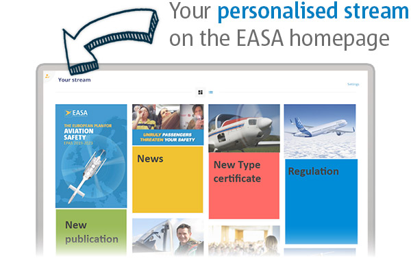 EASA Website pro landing page