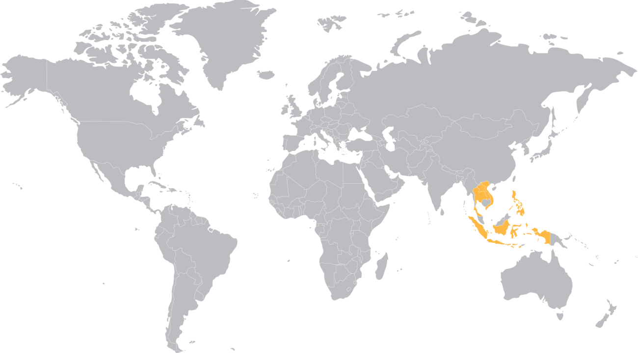 South-East Asia Partner States where EMS has been facilitated