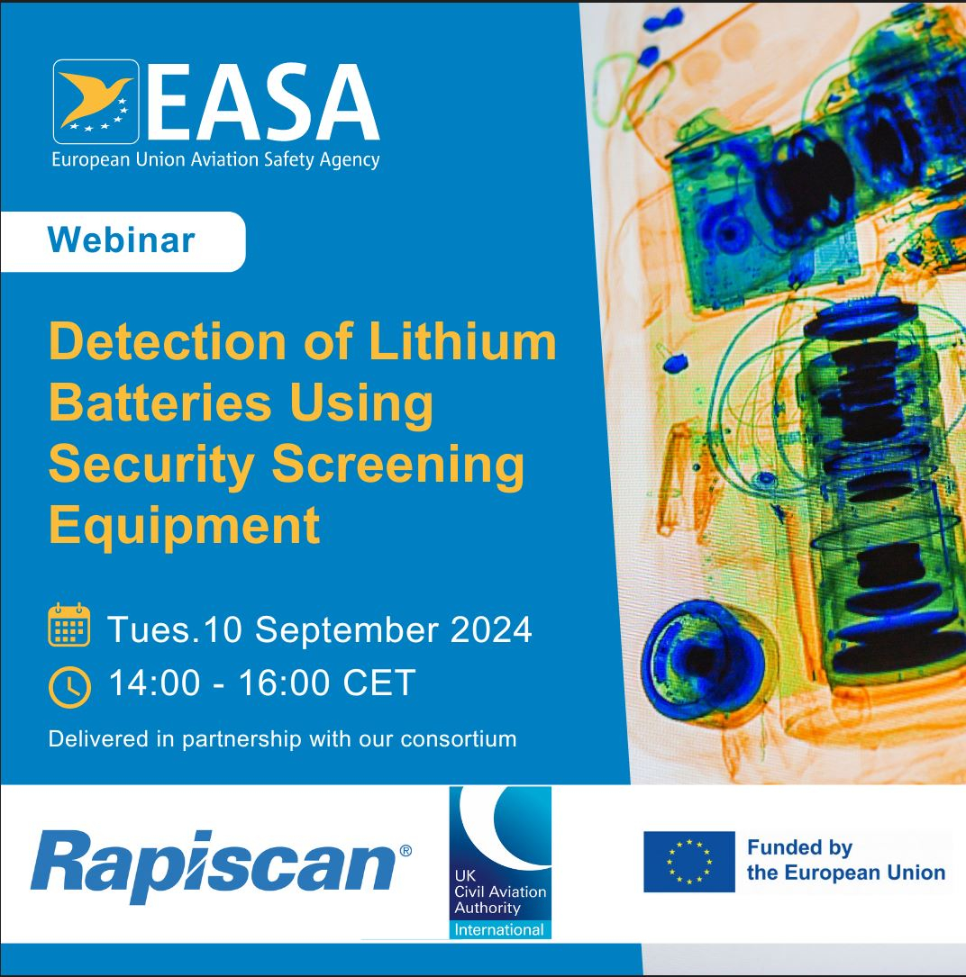 Webinar — Detection of Lithium Batteries